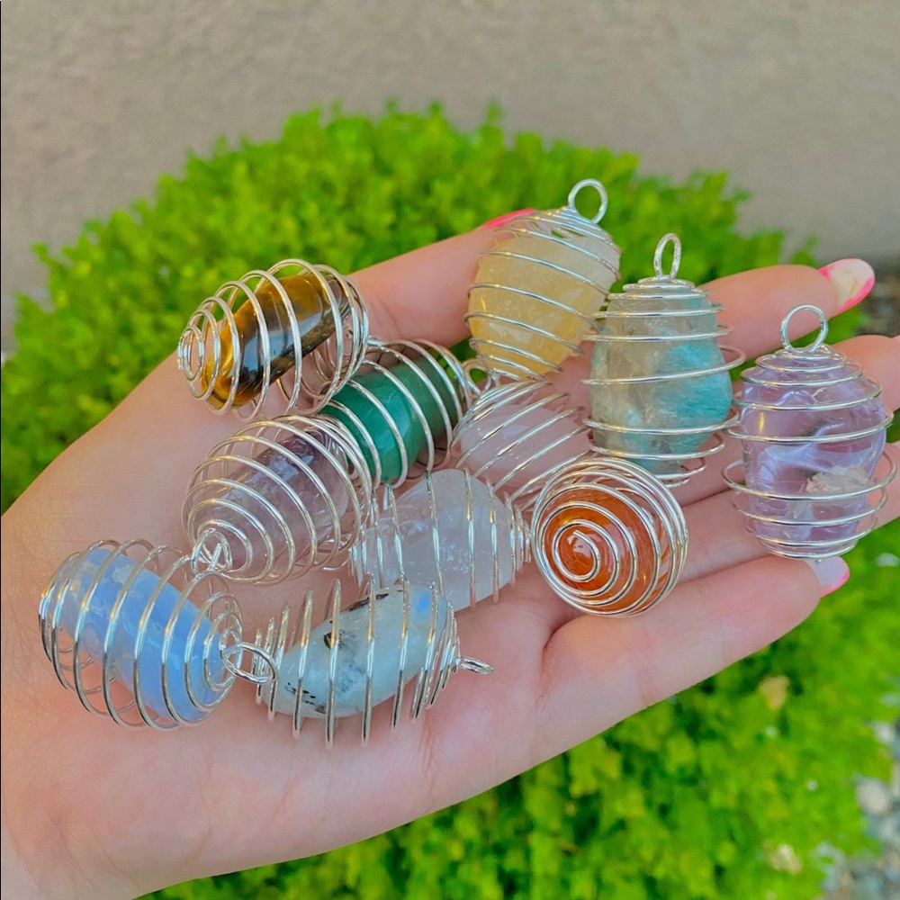 Mystery Crystal Cage Pendant